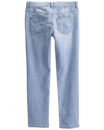 Kid Light Blue Wash Super Skinny-Leg Jeans, 