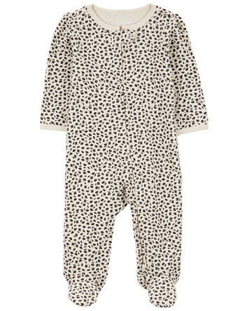 Floral 2-Way Zip Cotton Sleep & Play, 