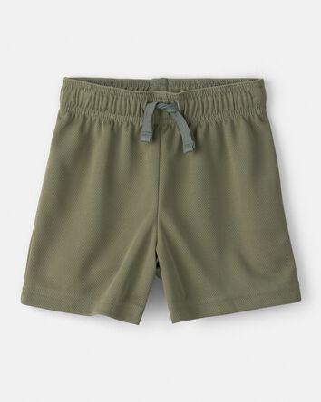 Toddler Boy Active Mesh Shorts - Green, 