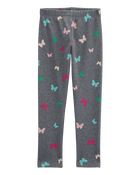 Kid 2-Piece Butterfly Sweathsirt & Fleece Leggings Set, image 4 of 7 slides