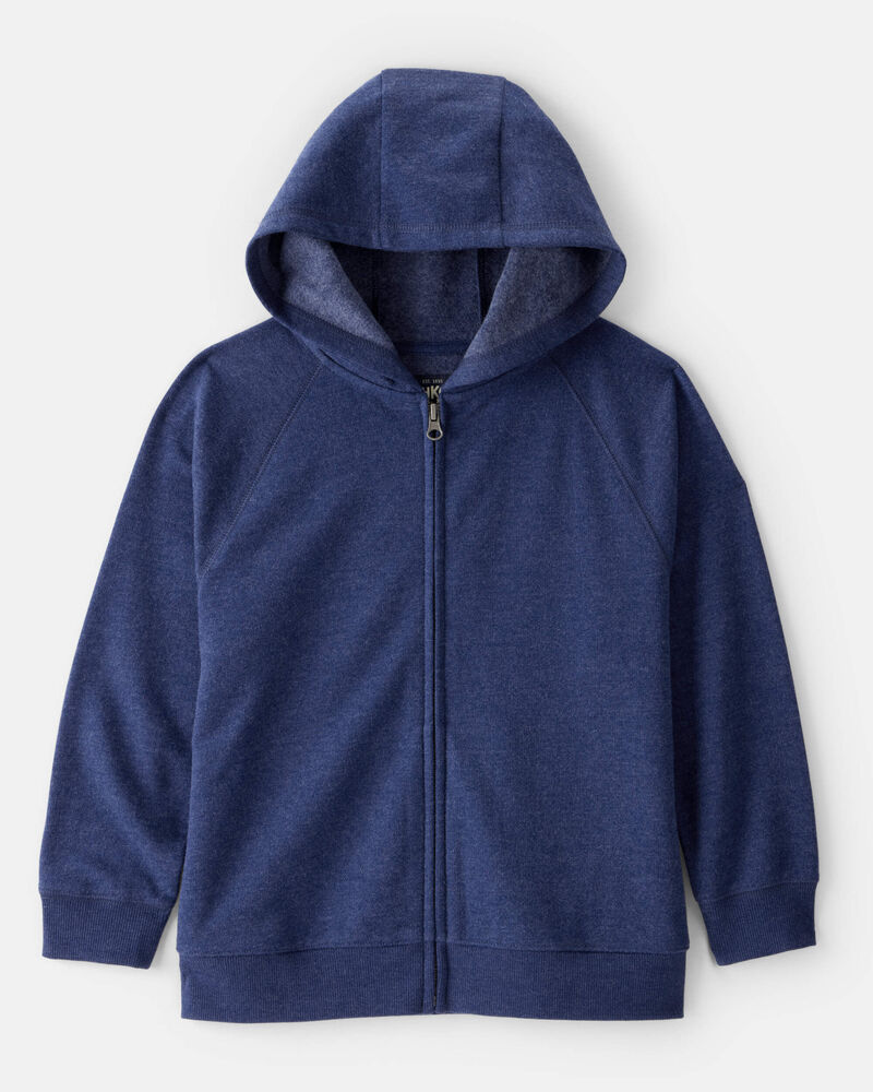 Boys Zip-Up Hoodie - Navy, image 1 of 3 slides
