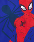 Kid Marvel™ Spider-Man Long-Sleeve Rashguard Swim Top - Red/Blue, image 2 of 2 slides