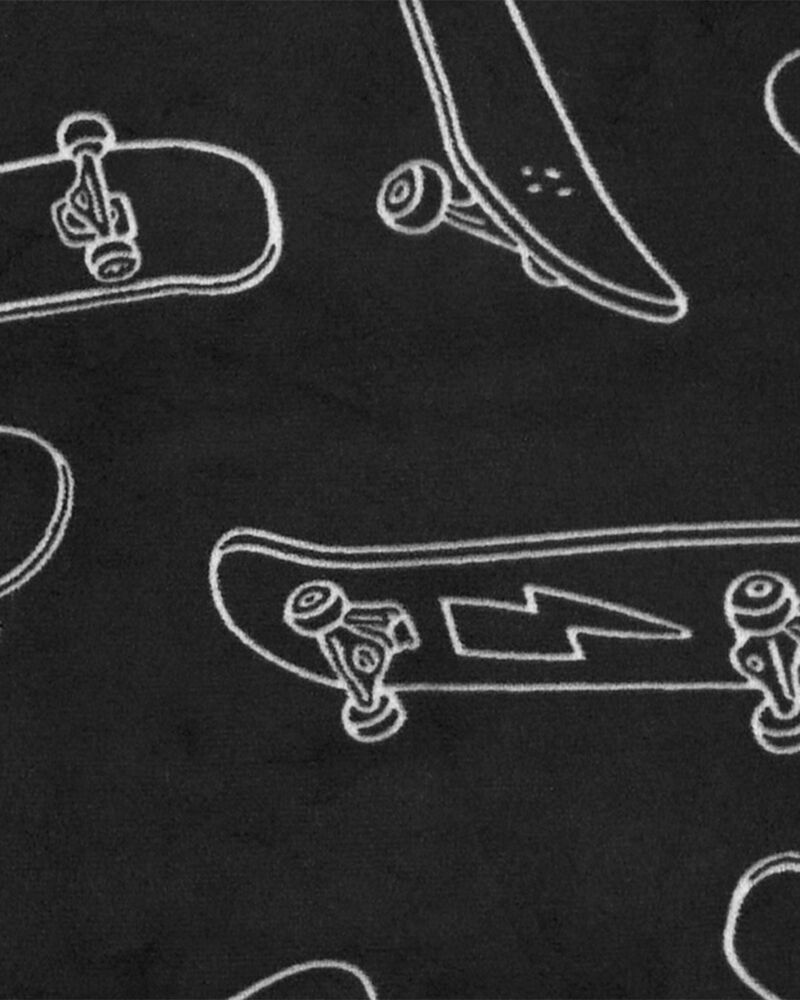 Boys 2-Piece Skateboard Fleece Pajama Set, image 2 of 3 slides