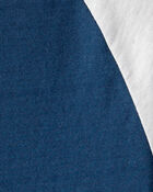 Boys Long-Sleeve Raglan Tee - Navy, image 2 of 3 slides