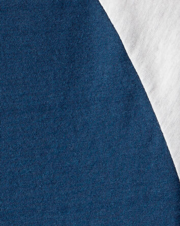 Boys Long-Sleeve Raglan Tee - Navy, 