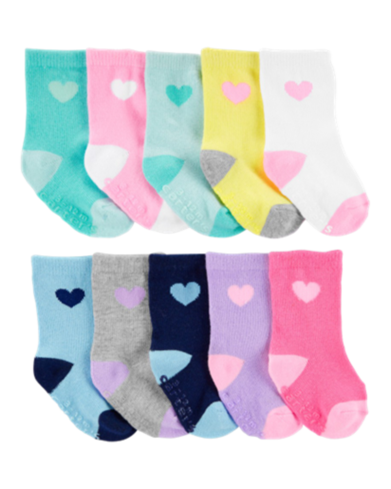 Baby 10-Pack Crew Socks, image 1 of 2 slides