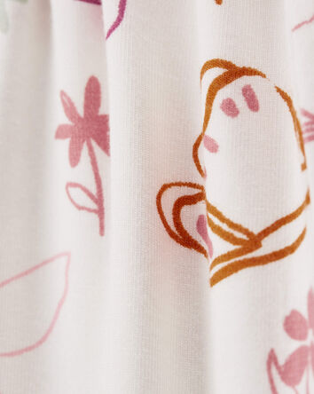 Toddler Floral 1-Piece PurelySoft Footie Pajamas, 