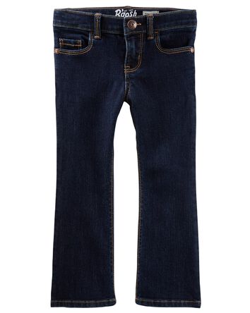 Baby Dark Wash Boot-Cut Jeans, 