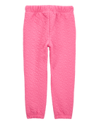 Baby Heart Pattern Knit Pants - Pink, image 2 of 4 slides