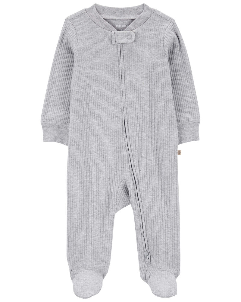 2-Way Zip Thermal Sleep & Play Pajamas, image 1 of 3 slides