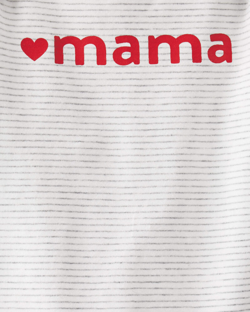 Baby Organic Cotton Mama Bodysuit, image 2 of 5 slides