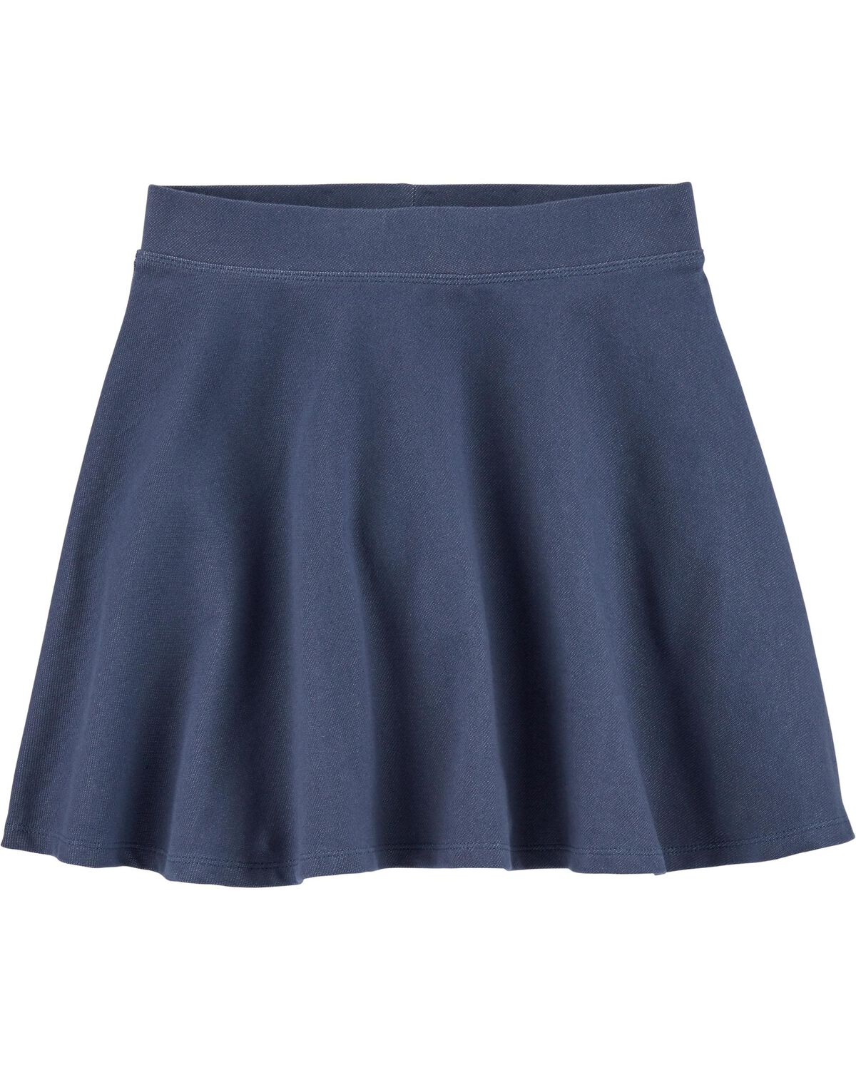 Gentleman Blue Kid Knit Denim Uniform Skirt
