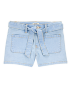 Kid Iconic Denim Shorts - Blue, image 1 of 4 slides