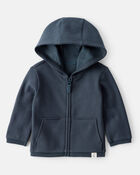 Baby Boy Long-Sleeve Zip-Up Jacket - Navy, image 1 of 4 slides