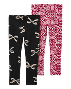 Toddler 2-Pack Holiday Leggings, image 1 of 6 slides