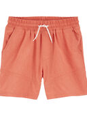 Orange - Kid Active Stretch Hybrid Shorts