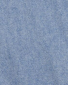 Baby Chambray Polo Romper, image 2 of 3 slides