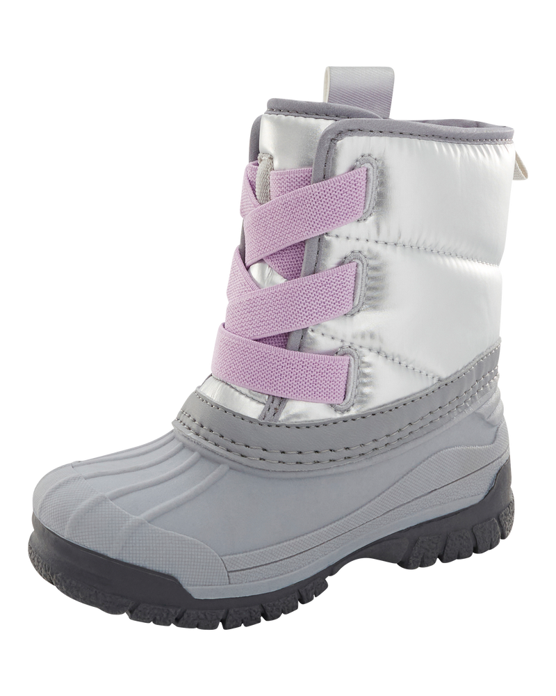 Toddler Lace-Up Snow Boots, image 6 of 7 slides