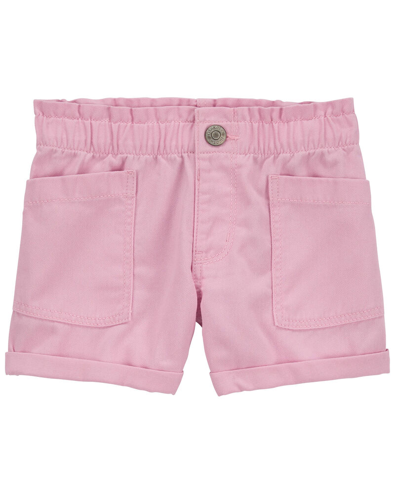Baby PaperBag Twill Shorts, image 1 of 3 slides