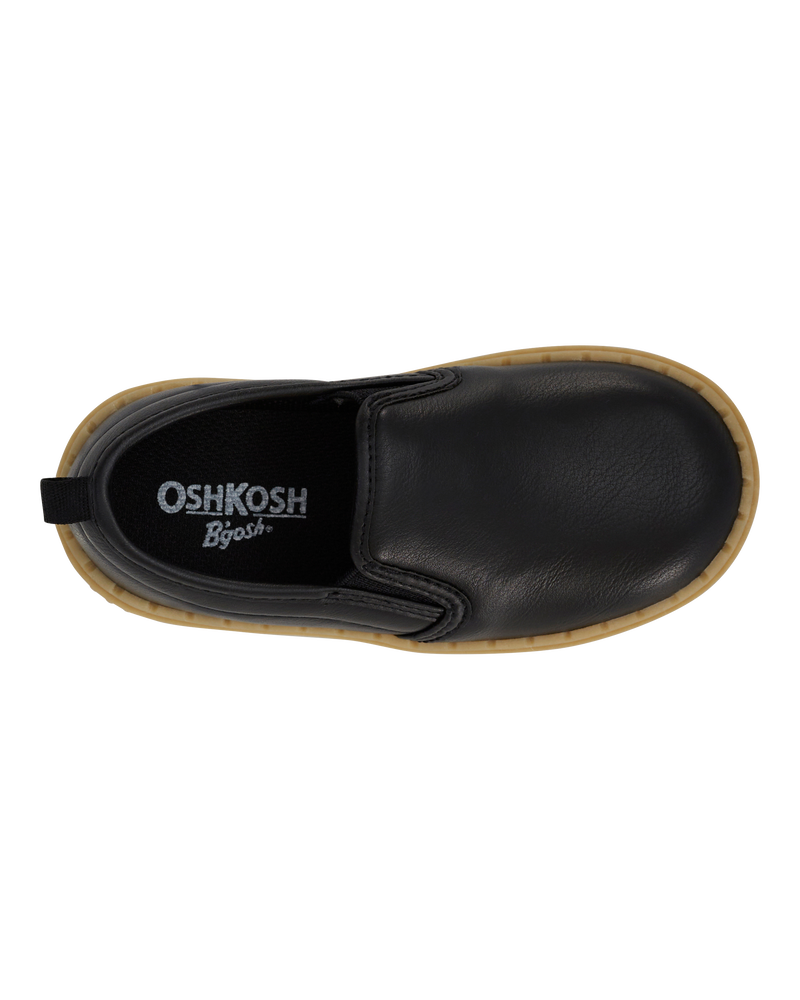 Toddler Casual Slip-On Shoe - Black, image 4 of 7 slides