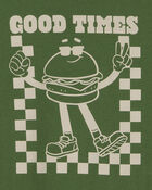 Kid Good Times Short-Sleeve Graphic Tee - Green, image 2 of 3 slides
