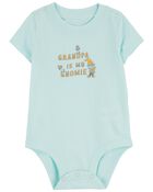 Baby Grandpa Gnome Cotton Bodysuit, image 1 of 3 slides