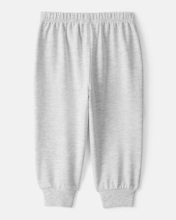 Baby Boy Bluey French Terry Drawstring Joggers - Grey, 