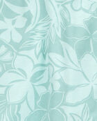Girls Floral Golf Skort - Blue, image 3 of 4 slides
