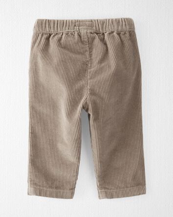 Baby Organic Cotton Corduroy Drawstring Pants, 