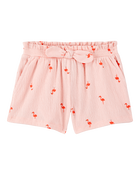 Toddler 2-Piece Flamingo Pom Pom Tank & Play Shorts Set - Pink
, image 5 of 9 slides