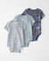 Deep Sea Print, Painterly Stripes