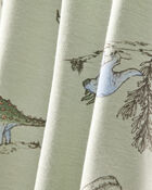 Baby Boy Dinosaur Print PurelySoft Long-Sleeve Sleep & Play - Green, image 6 of 8 slides
