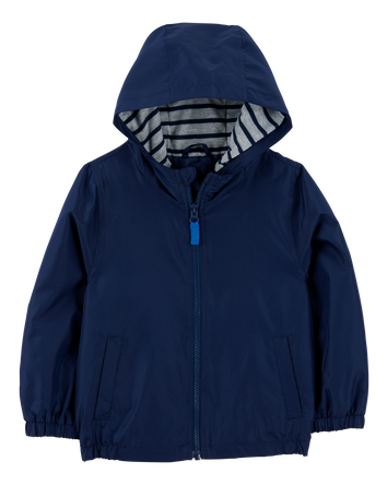 Baby Solid Windbreaker Jacket - Navy, 