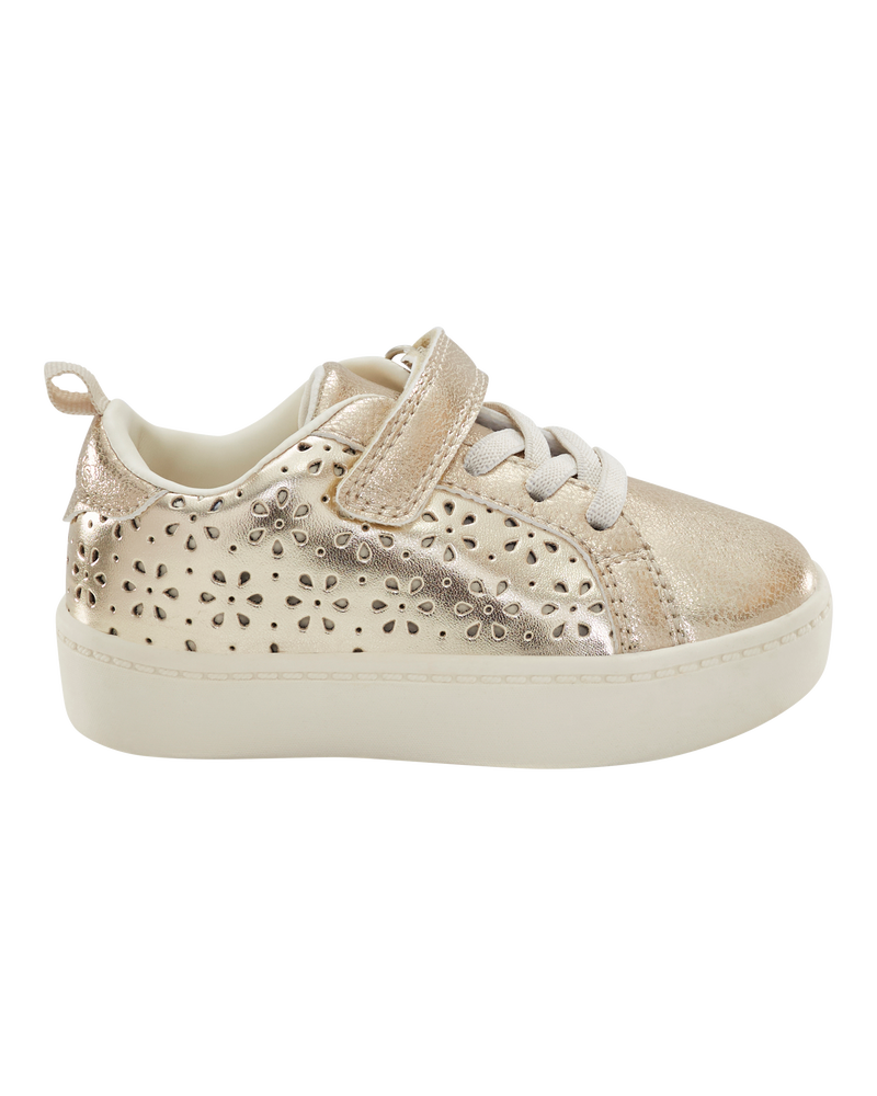 Toddler High-Top Glitter Sneakers - Gold, image 2 of 7 slides