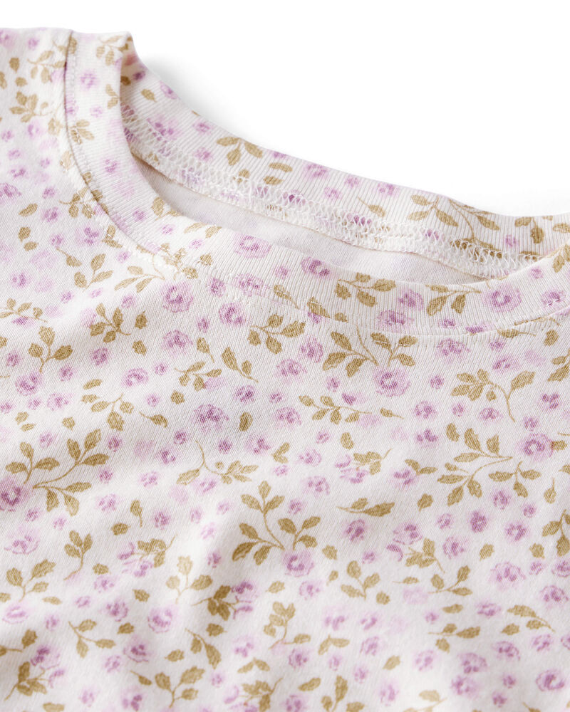Kid Organic Cotton Pajamas in Botanic Muse Print, image 2 of 5 slides