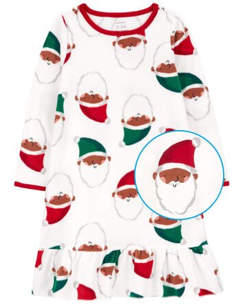 Santa Fleece Nightgown, 