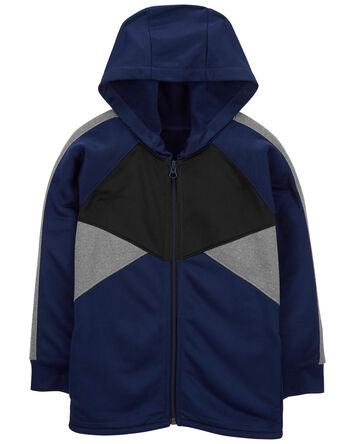 Kid Zip-Up French Terry Hoodie, 