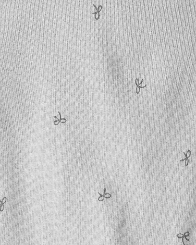 Baby Organic Cotton Pajamas Set in Bows, image 3 of 4 slides