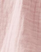 Baby Organic Cotton Gauze Button-Front Top in Perfect Pink

, image 3 of 4 slides