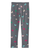 Kid 2-Piece Butterfly Sweathsirt & Fleece Leggings Set, image 5 of 7 slides