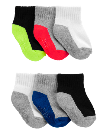 Toddler 6-Pack Ankle Socks, 