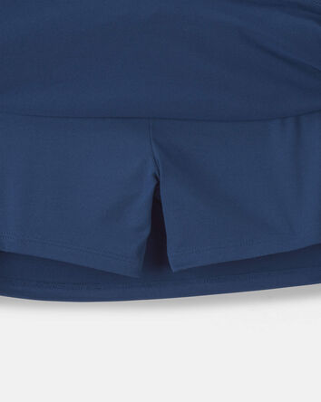 Girls Pleated Active Skort - Blue, 