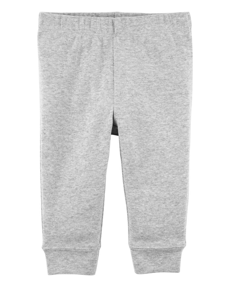 Baby Pull-On Cotton Pants, image 1 of 3 slides