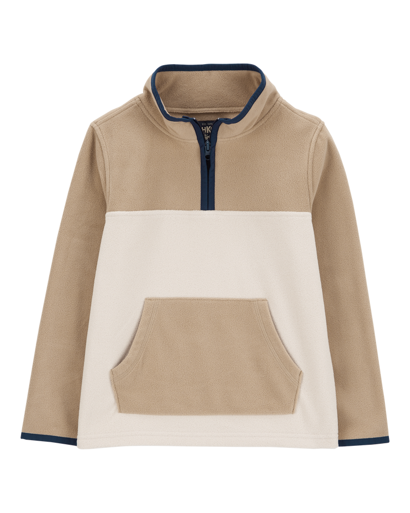 Kid Quarter-Zip Microfleece Pullover, image 1 of 3 slides