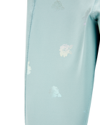 Kid Printed High-Rise Leggings - Aqua, image 3 of 5 slides