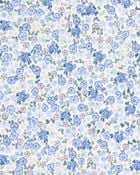 Kid 4-Piece Floral Cotton Pajamas, image 2 of 4 slides
