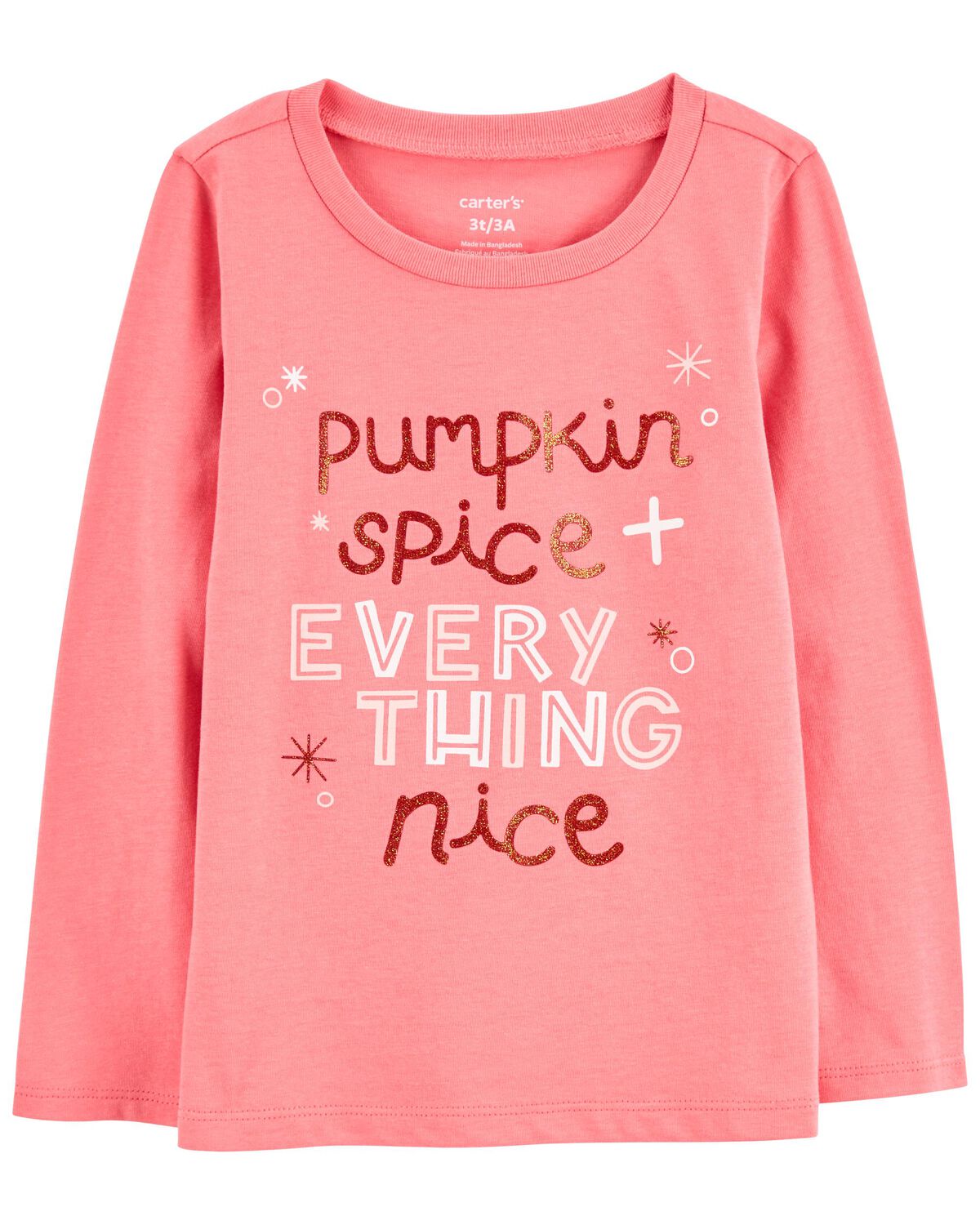 Pink Toddler Fall Graphic Tee
