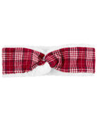Toddler Plaid Ear Warmer, image 1 of 2 slides