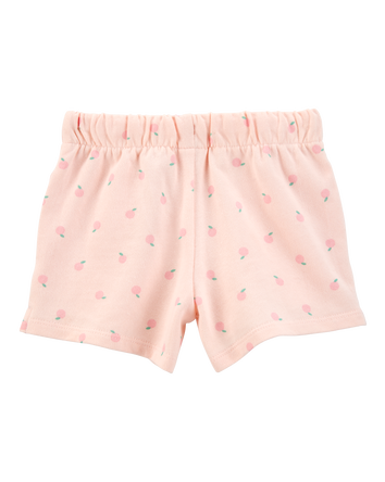 Baby Pull-On French Terry Shorts - Pink, 