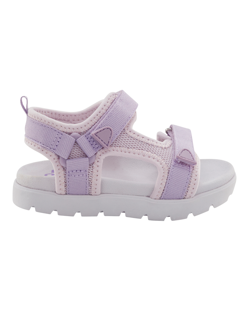 Toddler Casual Girl Sandals - Purple, image 2 of 7 slides